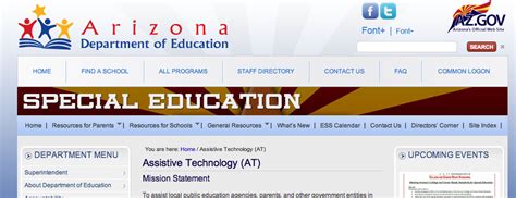 Az Department Of Educationspecial Edat Linkscroll Down To