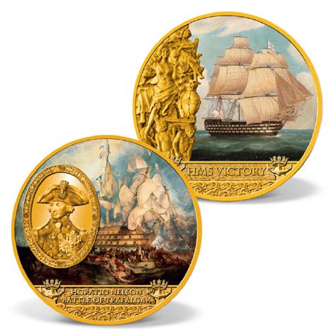 250th Anniversary Hms Victory Set Gold Layered Gold American Mint