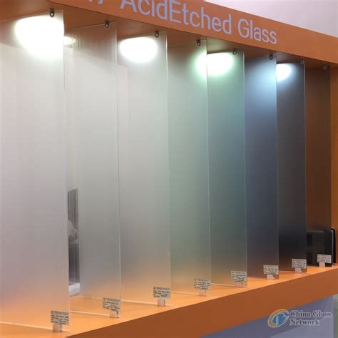 Low Iron Tinted Clear Acid Etched Glass Anti Glare Glass Processed