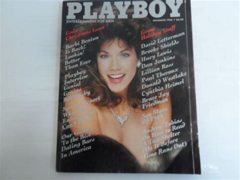 PLAYBOY DECEMBER 1985 BARELY THERE CAROL FICATIER BARBI BENTON 788 EBay