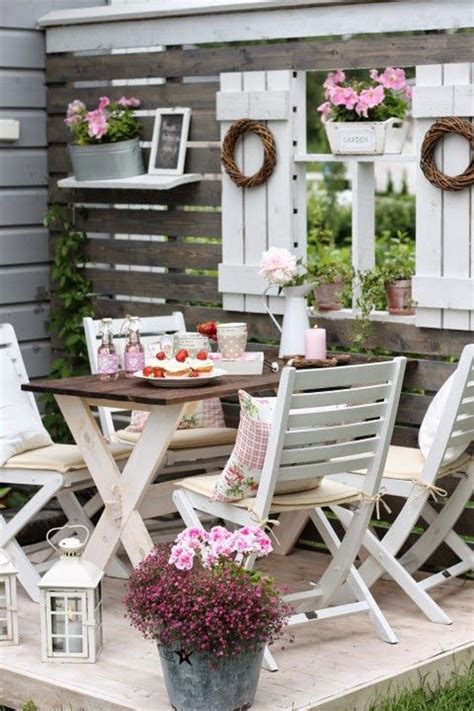 One wooden heart on a sign for a greeting card. 17 Shabby Chic Garden For Romantic Feel | House Design And ...