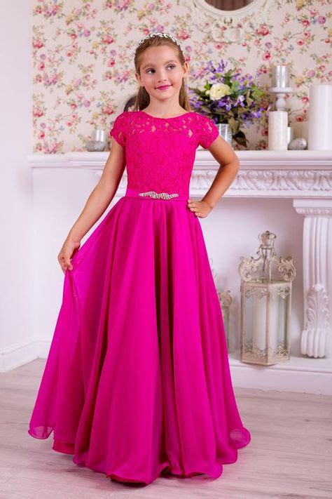 Hot Pink Flower Girl Dress Tulle Tutu Flower Girl Wedding Dress Pink