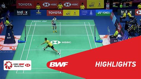 It said the asian leg of the. TOYOTA Thailand Open 2018 | Badminton MS - SF - Highlights ...