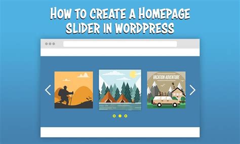 How To Create A Homepage Slider In Wordpress 2024