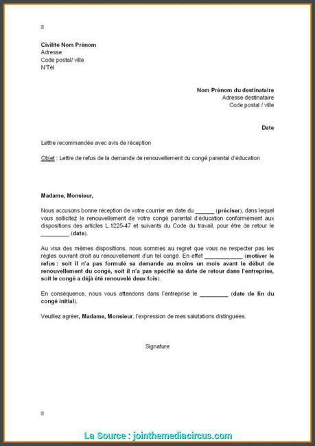 Lettre Demande De Prolongation Mi Temps Thérapeutique À Voir