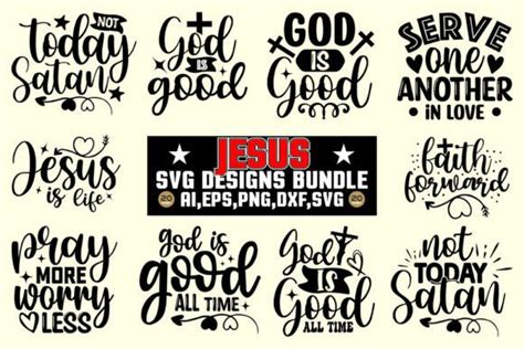Jesus Svg Designs Bundle Graphic By Designsstudio4 · Creative Fabrica