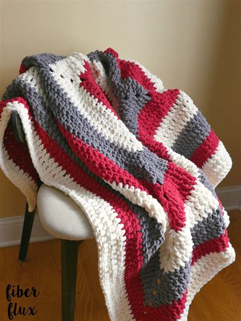 Fiber Flux Free Crochet Patternsnow Berries Throw