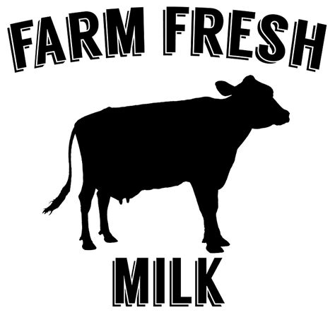 Milk right from the farm which still has all of its original vitamins, minerals, protein and enzymes still intact. "Farm Fresh Milk Sign" by RenJean | Redbubble