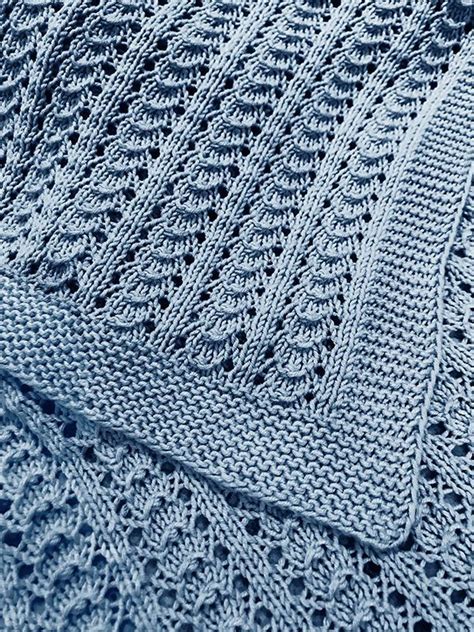 Free Knitting Pattern Für 4 Row Wiederholen Kleine Muscheln Carseat