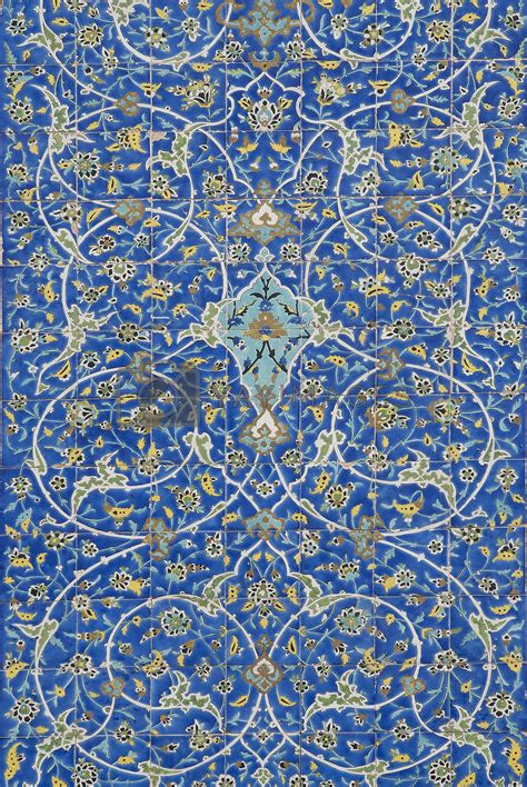 traditional persian ceramic tiles in isfahan iran by jackmalipan vectors and illustrations with