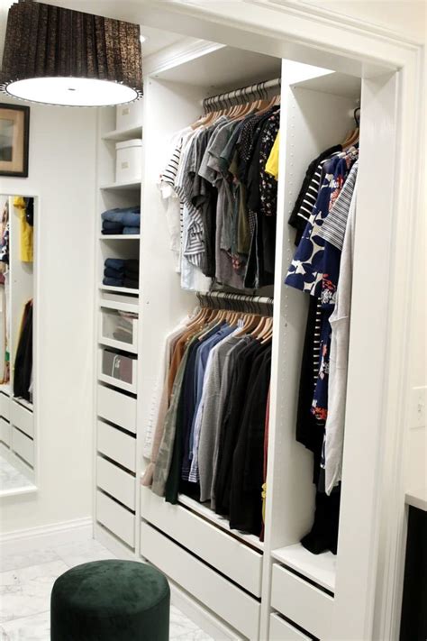 We hacked the ikea pax closet system to create a beautiful, custom looking built in closet in our master suite! Before and After: Our Closet and the Ikea PAX Wardrobes ...