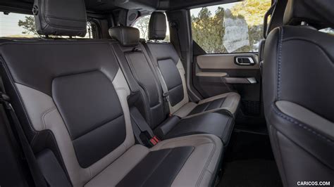 2022 Ford Bronco Wildtrak 4 Door Interior Rear Seats