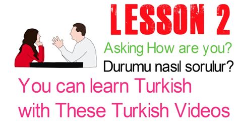 Learn Turkish Through Turkish Lesson 2 Asking How Are You YouTube