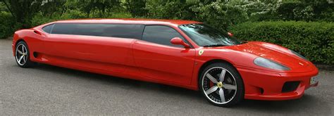 Herts Limos Is Proud To Offer This Unique 8 Seat Red Farrari Limo The