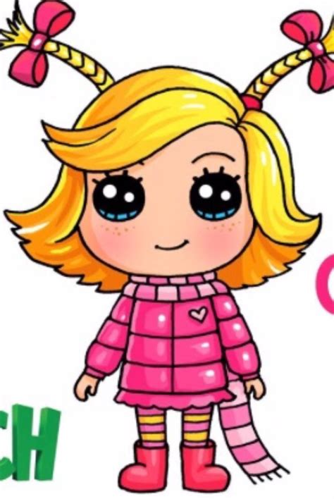 Draw So Cute Cindy Lou Blackgirlmagicartdrawing