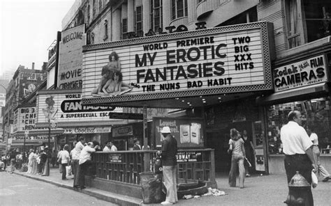 Adult Theaters On 42nd St Times Square New York City 1977 1400x875 Rhistoryporn