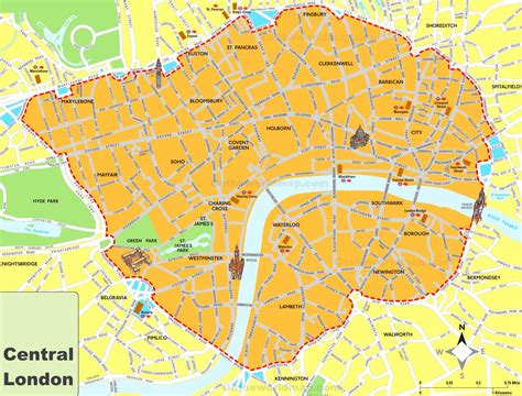 Map Of Central London