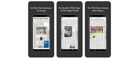 Wall Street Journal Mobile Edition For The 1st Us Newspaper Tecnavia