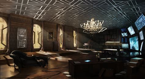Download Deus Ex Mankind Divided Futuristic Interior Wallpaper