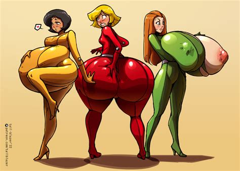 Rule 34 Alex Totally Spies Ass Expansion Belly Expansion Bottom Heavy Breast Expansion