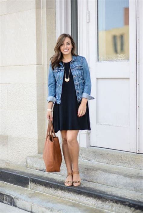 Dress And Denim Jacket Outfit Summer Outfits With Denim Jacket Casual Wear Denim Jacket