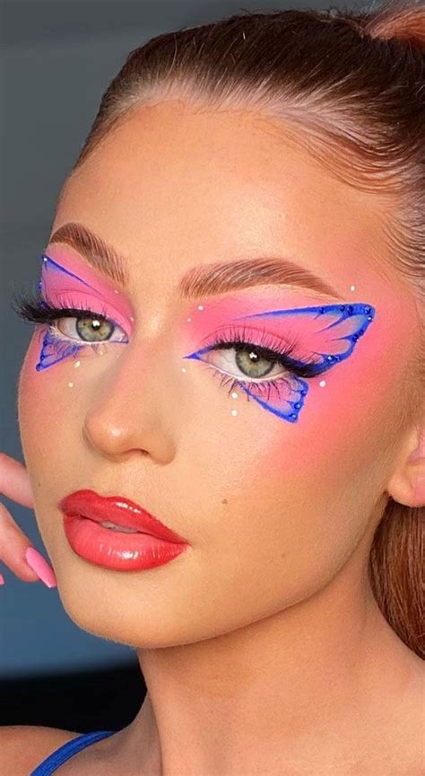 30 Spring Makeup Trends 2022 Pink And Electric Butterfly Butterfly