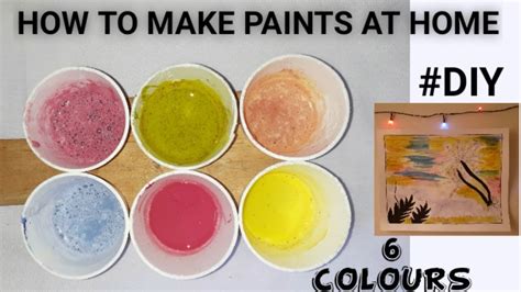 Yellow and blue are primary colours and when mixed together make green. How To Make Paints At Home | 6 Colours | PRIMARY COLOURS ...