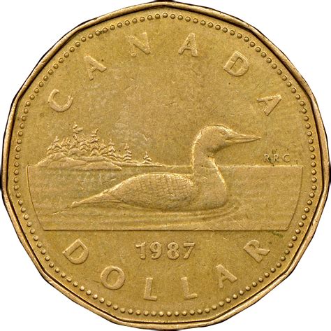 Canadian Dollar Coins 1989 CANADA LOONIE PROOF-LIKE ONE DOLLAR COIN