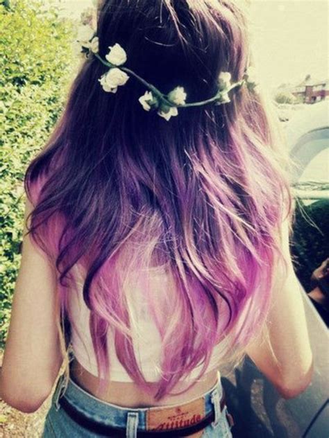 40 Subtle Dip Dye Ombre Ideas For Long Hair Colored Hair Extensions