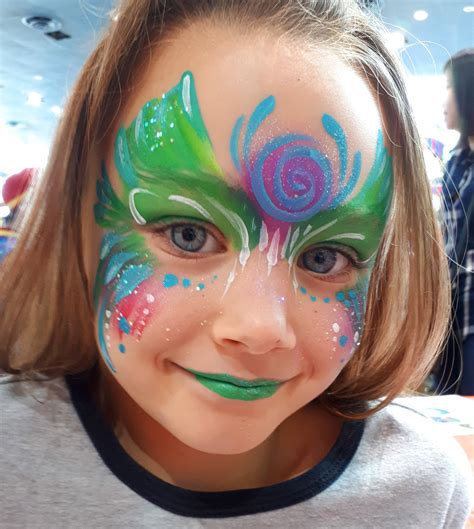 Fairy Face Painting Inspired By Another Face Painters Design Fairy