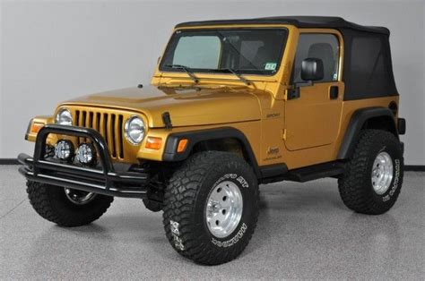 2003 Jeep Wrangler In Inca Gold 2003 Jeep Wrangler Jeep Jeep Yj