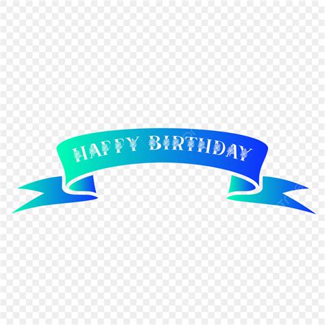 Style Ribbon Vector Design Images Happy Birthday Ribbon Style Png