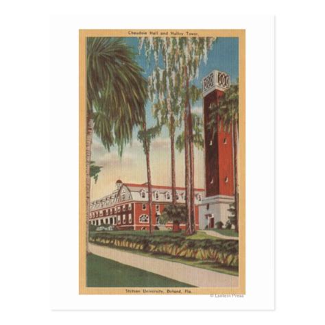 Deland Florida View Of Stetson University Postcard