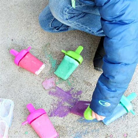 Sidewalk Chalk Popsicles — Munchkin Fun At Home