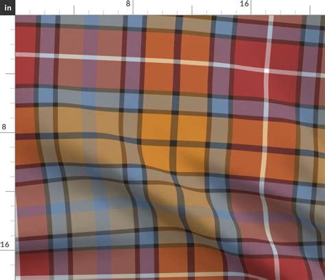 Buchanan Ancient Tartan 16 Weathered Fabric Spoonflower