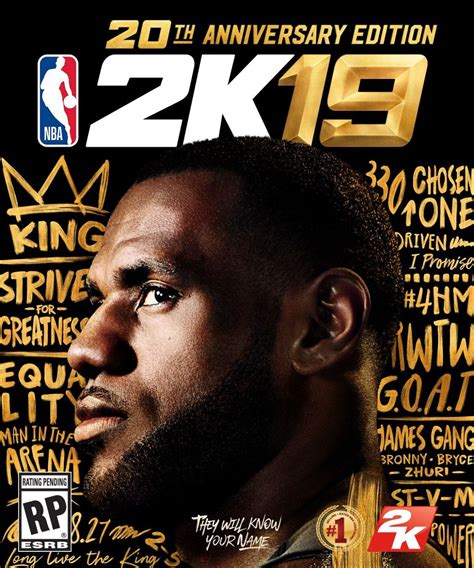 Lebron James Featured On 2k19 20th Anniversary Cover Nothing But Geek