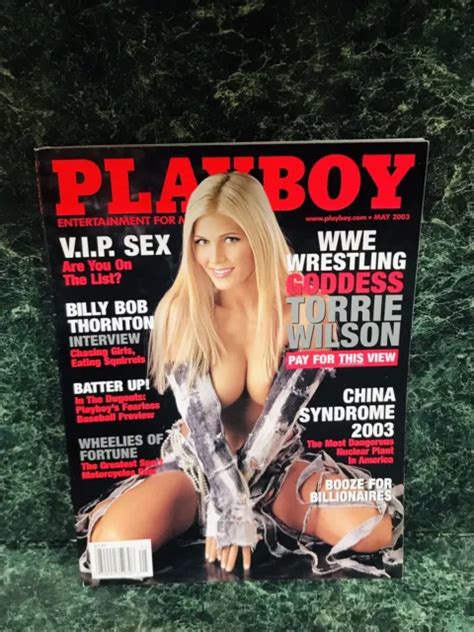 Playboy Magazine May Torrie Wilson Nude Pictorial W Centerfold