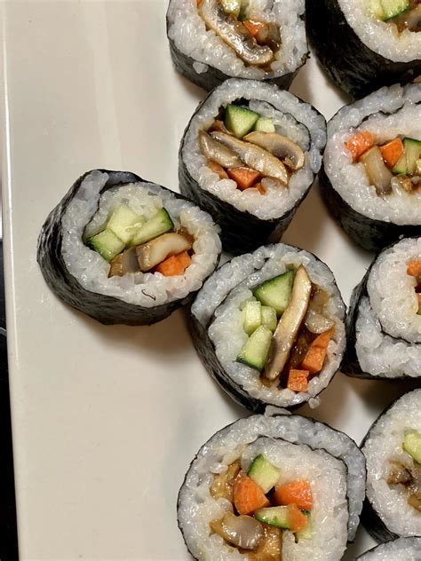 [Homemade] Vegan Sushi : vegan
