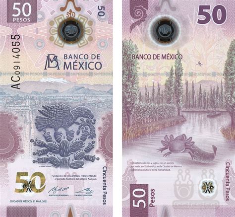 Banco De México Launches New 50 Peso Guardian Polymer Banknote Ccl