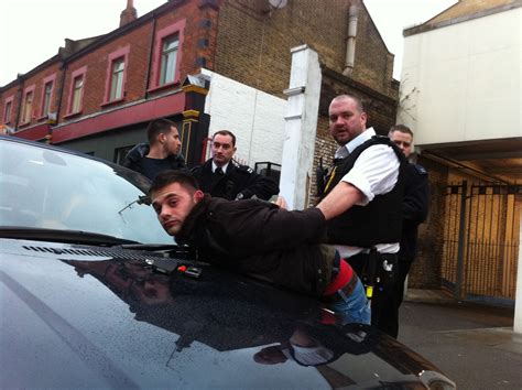Bloke Being Arrested London Arrest