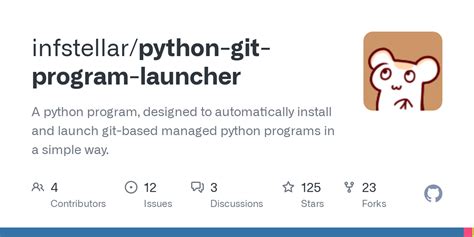 Github Infstellarpython Git Program Launcher A Python Program