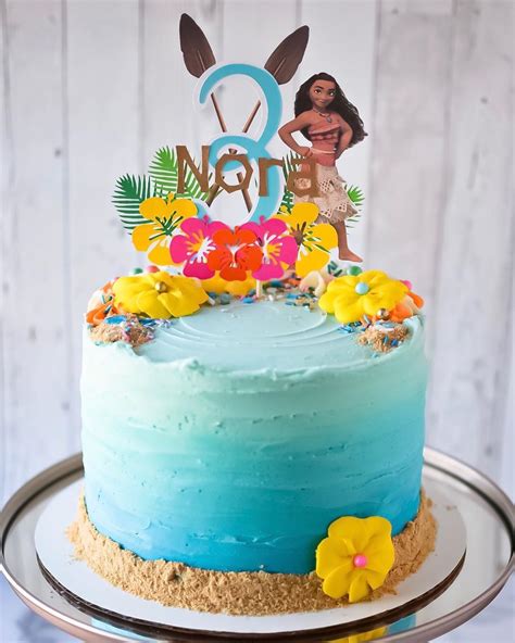15 Beautiful Moana Birthday Cake Ideas This Is A Must For The Party