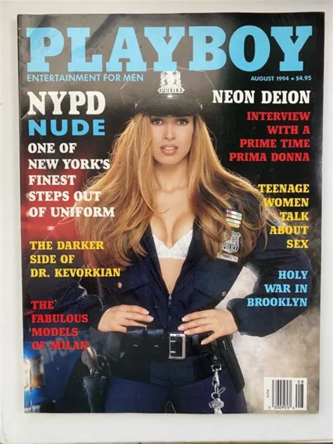 Playboy Magazine August Carol Shaya Maria Checa Nypd Nude Picclick