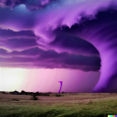 Purple Tornado Beautiful Landscape Uhd Wallpaper By Photonpheonix On