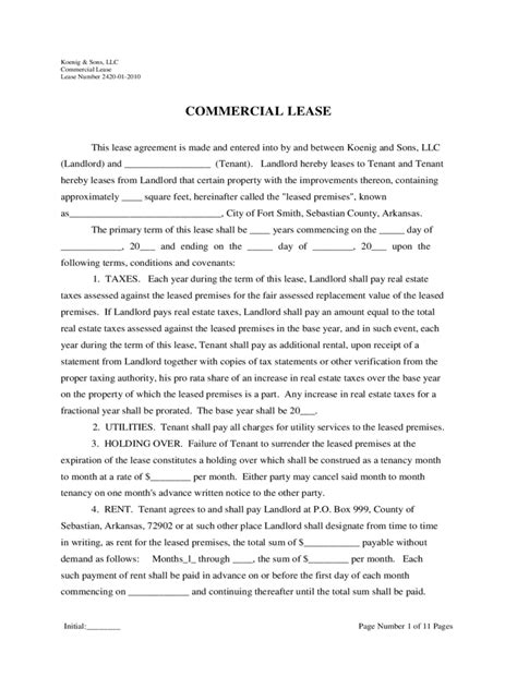 triple net lease form   templates   word excel
