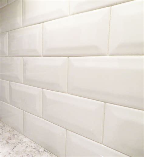 Backsplash Daltile Rittenhouse 3x6 Beveled Subway Tile In Bisquit