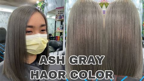 Top Image Ash Gray Hair Color Thptnganamst Edu Vn