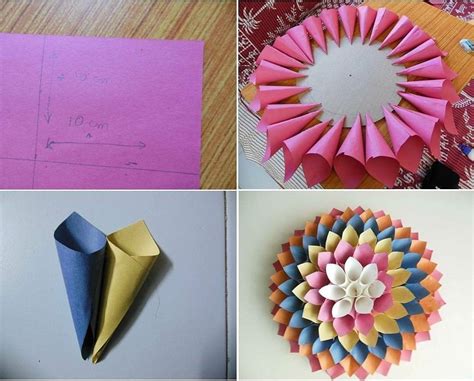Cara Membuat Bunga Dari Origami Untuk Hiasan Dinding Art Mas Jeck