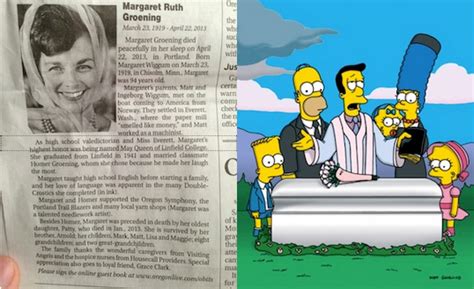Obiturary For Simpsons Creators Mom Margaret Ruth Groening Everplans