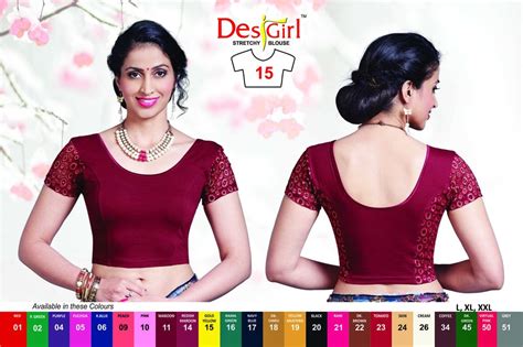 Desi Girl Cotton Maroon Stretchable Blouse At Rs 270piece In Surat Id 14987575912